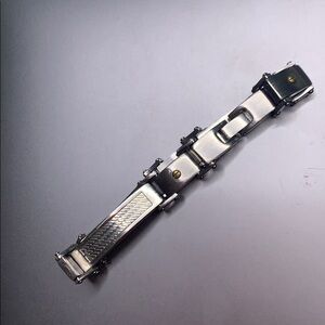 Vintage Stainless steal link screw men’s bracelet